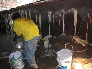 地下室牆面高壓灌注快速止漏工程 